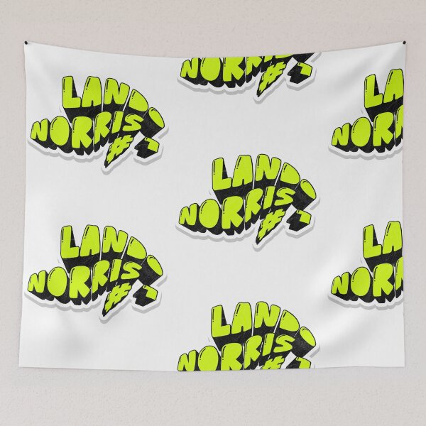 Item preview, Lando Norris #1 (White Outline) designed and sold by BTWCards.