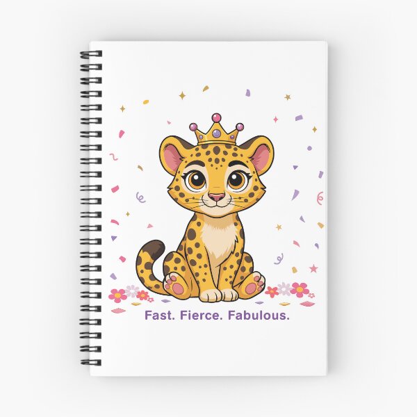 Item preview, Fabulous Cheetah Princess - Cute Birthday Cub Graphic designed and sold by ArthousePromos.