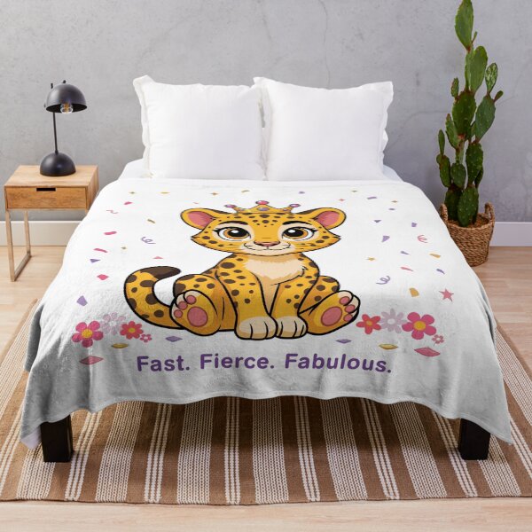 Item preview, Fabulous Cheetah Princess - Cute Birthday Cub Graphic designed and sold by ArthousePromos.