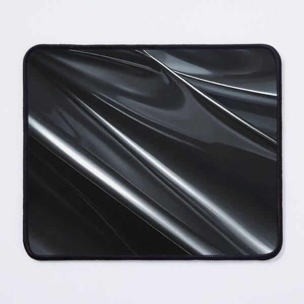 Item preview, Abstract Dark Liquid Chrome Waves Artwork designed and sold by BetweenForms.