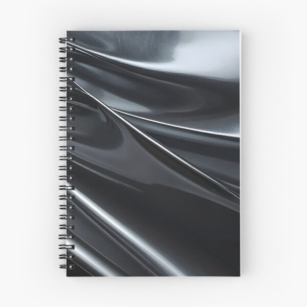 Item preview, Abstract Dark Liquid Chrome Waves Artwork designed and sold by BetweenForms.