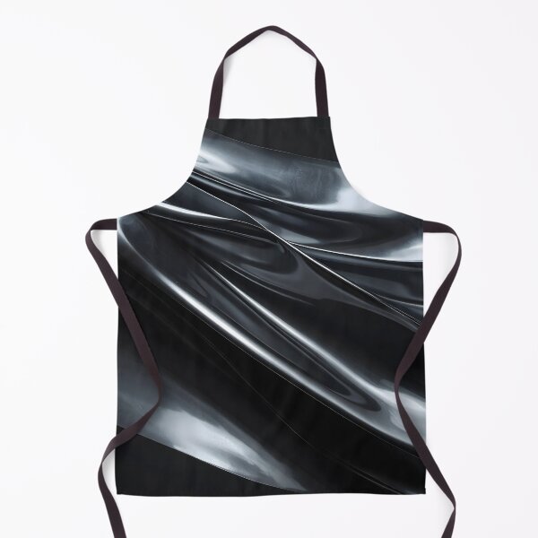 Item preview, Abstract Dark Liquid Chrome Waves Artwork designed and sold by BetweenForms.