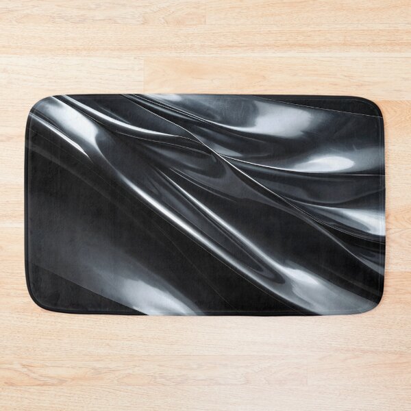 Item preview, Abstract Dark Liquid Chrome Waves Artwork designed and sold by BetweenForms.