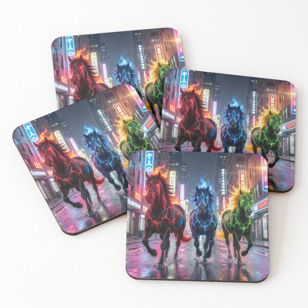 Item preview, Tokyo Neon Elemental Stallions designed and sold by DWolf04.