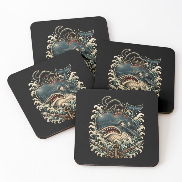 Item preview, Black Cat Whale Ocean Adventure designed and sold by JasKei-Designs.