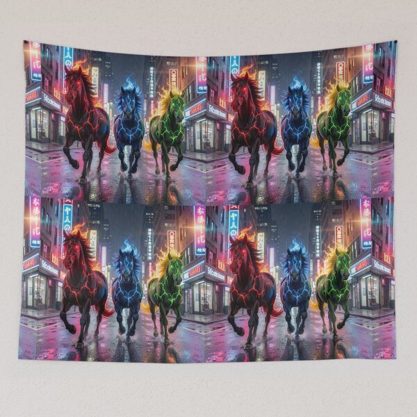 Item preview, Tokyo Neon Elemental Stallions designed and sold by DWolf04.