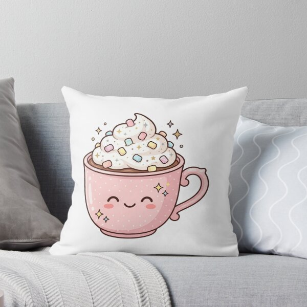 Item preview, Kawaii Hot Chocolate Mug – Cute Drink Sticker designed and sold by Cerys-GS.