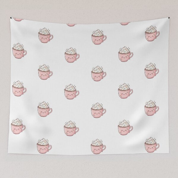 Item preview, Kawaii Hot Chocolate Mug – Cute Drink Sticker designed and sold by Cerys-GS.
