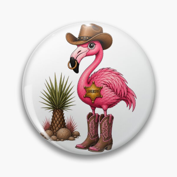 Item preview, Cowboy Flamingo designed and sold by Zeewind.