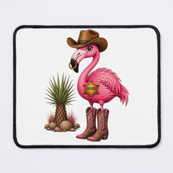 Item preview, Cowboy Flamingo designed and sold by Zeewind.