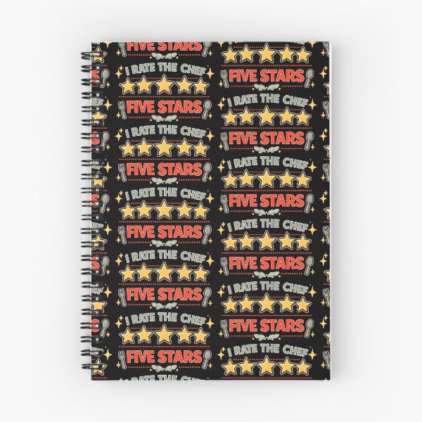 Item preview, I Rate the Chef Five Stars Funny Restaurant Review designed and sold by TeeTimeTreasure.
