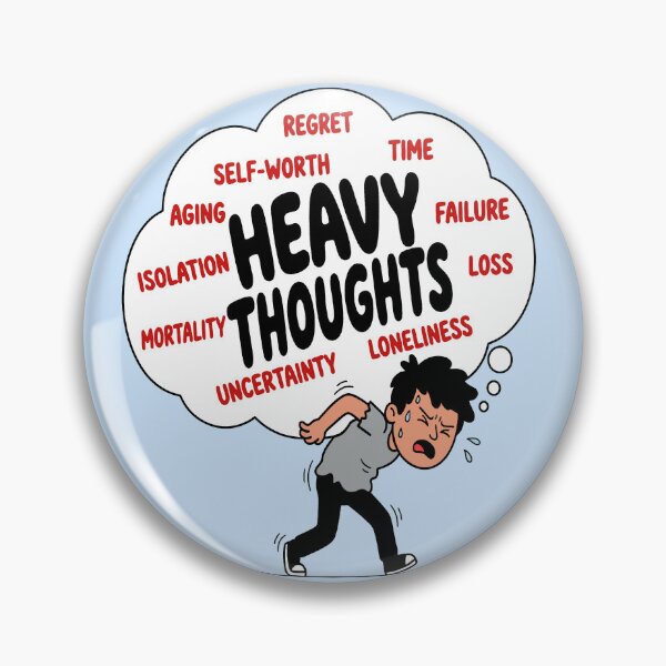 Item preview, eavy Thoughts - Preoccupied Man designed and sold by Regal Rev.