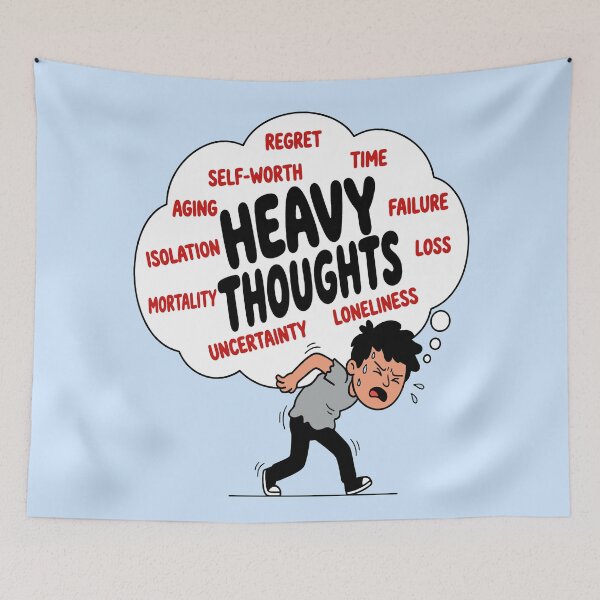 Item preview, eavy Thoughts - Preoccupied Man designed and sold by Regal Rev.