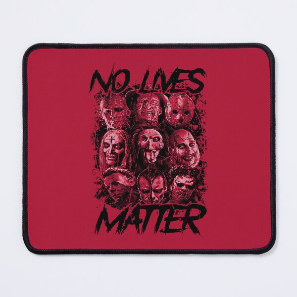 Item preview, No Lives Matter Red Splatter Horror Mask Slasher designed and sold by Anselle.