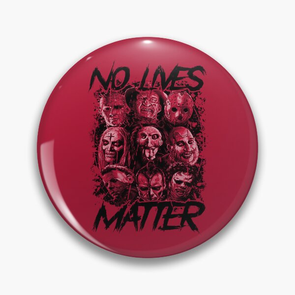 Item preview, No Lives Matter Red Splatter Horror Mask Slasher designed and sold by Anselle.