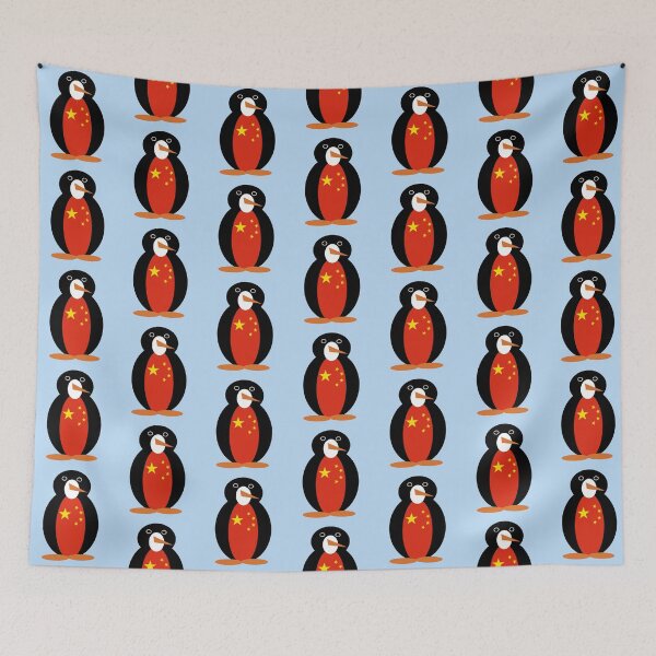 Item preview, People’s Republic of China Ms. Penguin Cute Country Pride Design designed and sold by AuntieShoe.