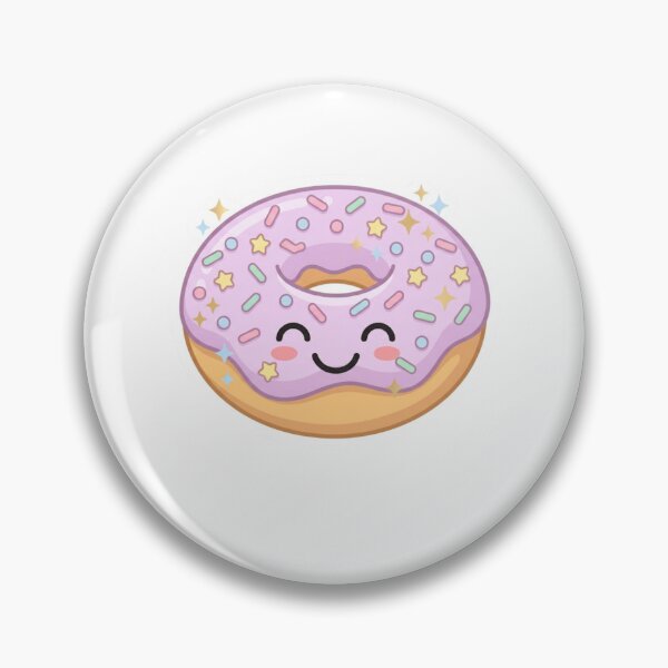 Item preview, Kawaii Donut – Cute Snack Sticker designed and sold by Cerys-GS.