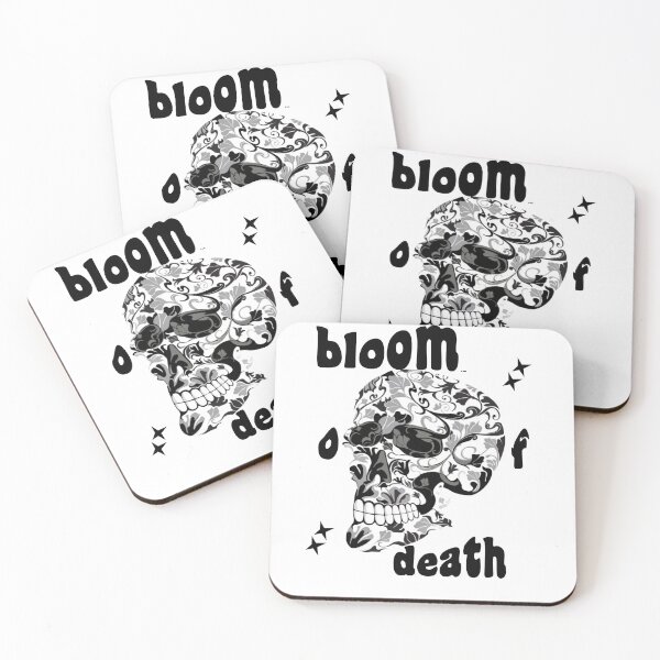 Item preview, Bloom of the Dead – Gothic Halloween Floral Skull Art designed and sold by MOCH- ART.