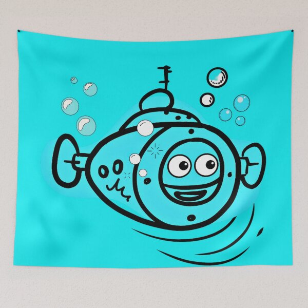 Item preview, The Little Submarine designed and sold by DEZINOMANIA.