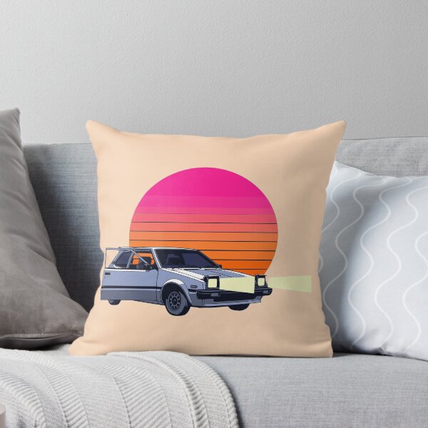Item preview, Synthwave Retro Anime Hatchback Hero designed and sold by KungPowUnicorn.