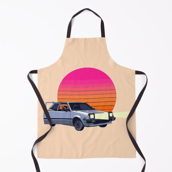 Item preview, Synthwave Retro Anime Hatchback Hero designed and sold by KungPowUnicorn.