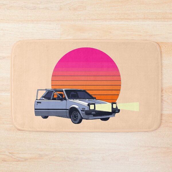 Item preview, Synthwave Retro Anime Hatchback Hero designed and sold by KungPowUnicorn.
