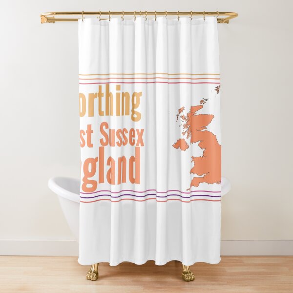 Item preview, Worthing West Sussex England City Marked On Map designed and sold by TheIconSmith.