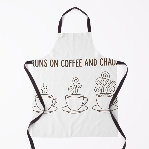 Item preview, Coffee Lover Runs on Coffee and Chaos Coffee T-Shirt designed and sold by StickerNestYou.