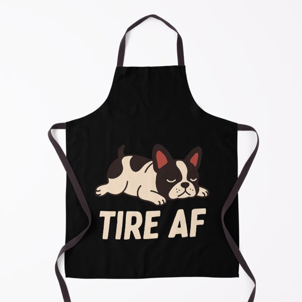 Item preview, TIRE AF Sleepy French Bulldog Humor designed and sold by yoddel.