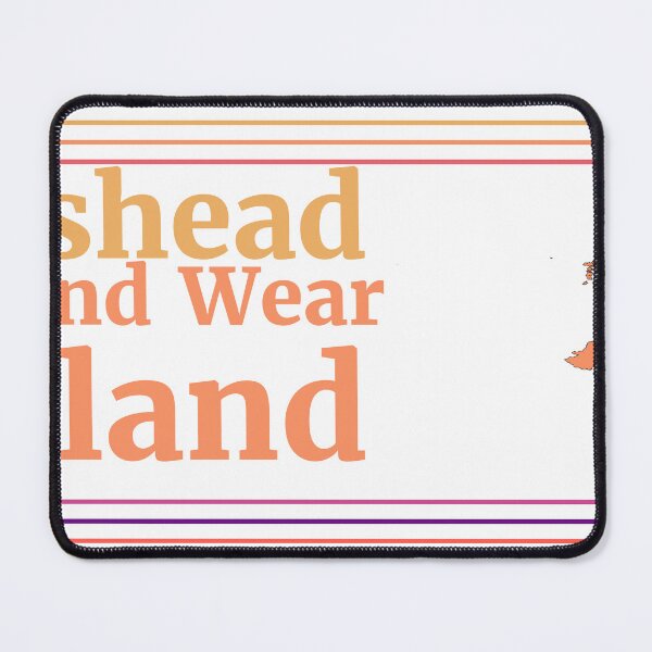 Item preview, Gateshead Tyne And Wear England City Marked On Map designed and sold by TheIconSmith.