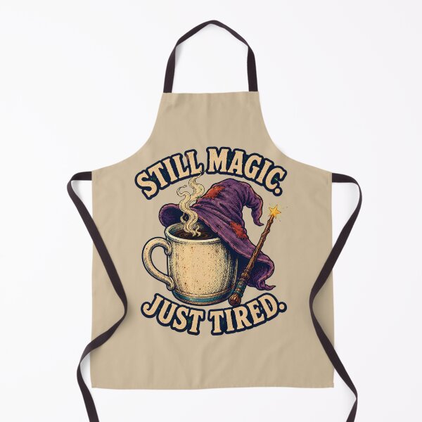 Item preview, Still Magic, Just Tired – Witchy Coffee Fantasy Design designed and sold by VioVibe.