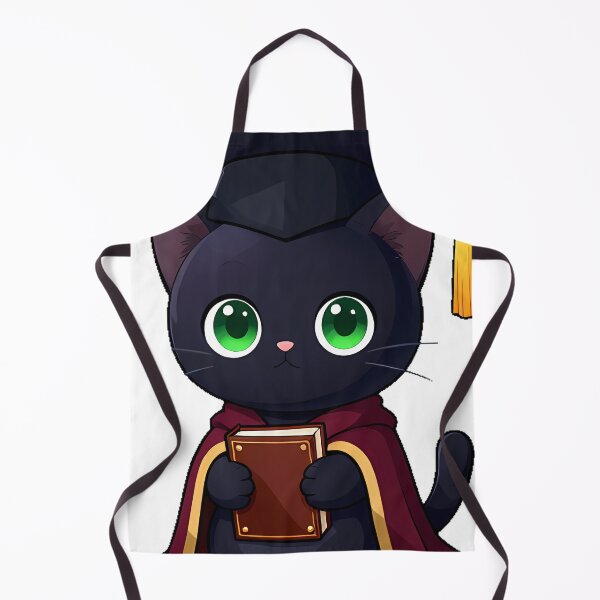 Item preview, Black Cat Scholar with Mortarboard designed and sold by IllumeInk.