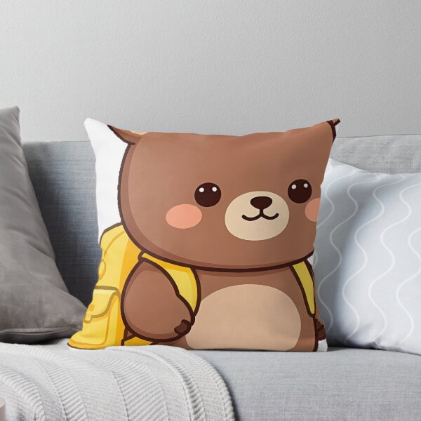 Item preview, Bear Cub with Yellow Backpack designed and sold by pumsquare.