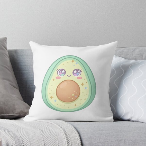 Item preview, Kawaii Avocado – Cute Fruit Sticker designed and sold by Cerys-GS.