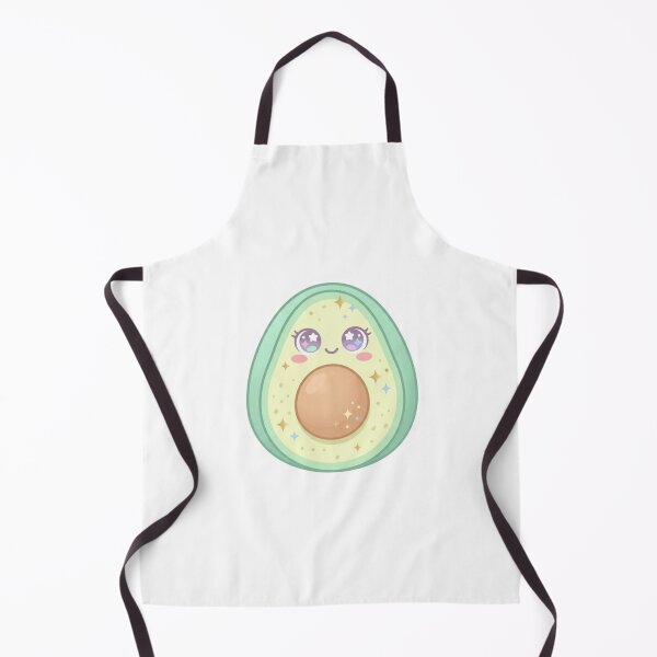 Item preview, Kawaii Avocado – Cute Fruit Sticker designed and sold by Cerys-GS.