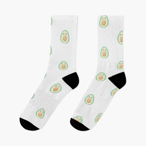 Item preview, Kawaii Avocado – Cute Fruit Sticker designed and sold by Cerys-GS.