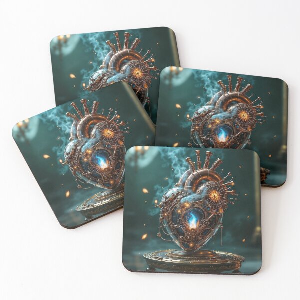 Item preview, The Steam Heart - Steampunk Art designed and sold by Bibi Design.