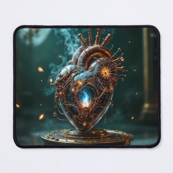 Item preview, The Steam Heart - Steampunk Art designed and sold by Bibi Design.