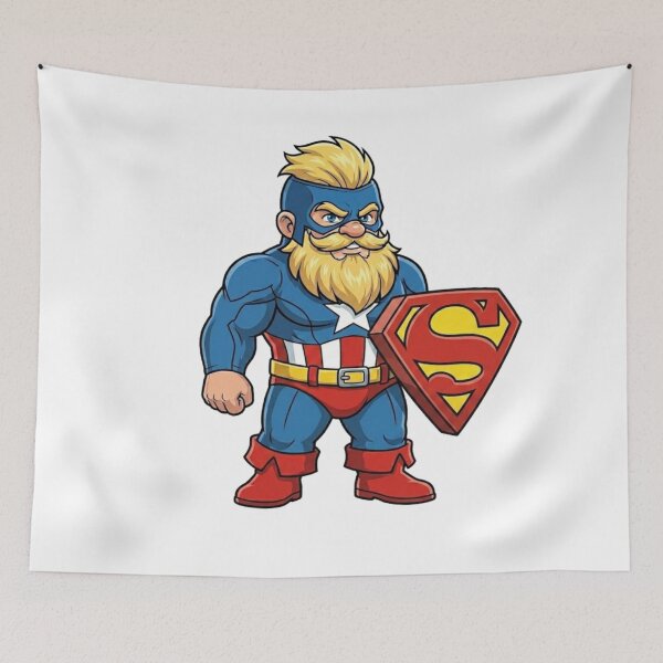 Item preview, Heroic Super-Soldier Garden Gnome designed and sold by Bad-Decisions-Designs.