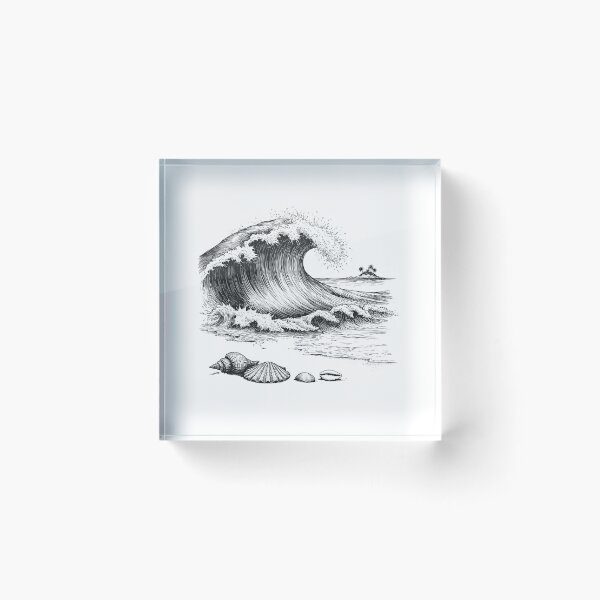 Item preview, Ocean Wave Island Seashells Surfing Beach Nature designed and sold by yoddel.