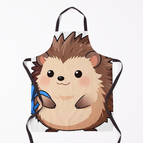 Item preview, Hedgehog with Tiny Blue Backpack designed and sold by pumsquare.