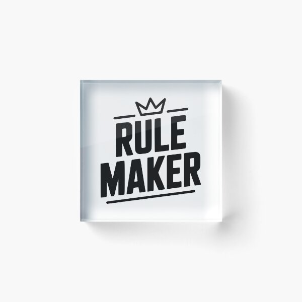 Item preview, Rule Maker designed and sold by Frank Ring.