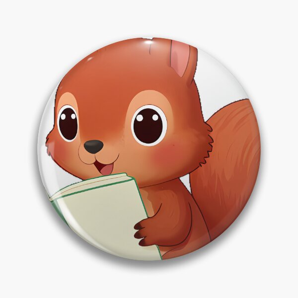 Item preview, Squirrel with Open Notebook designed and sold by pumsquare.