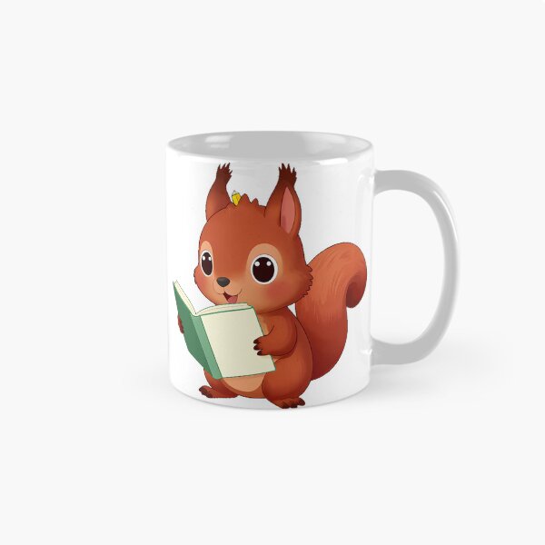 Item preview, Squirrel with Open Notebook designed and sold by pumsquare.