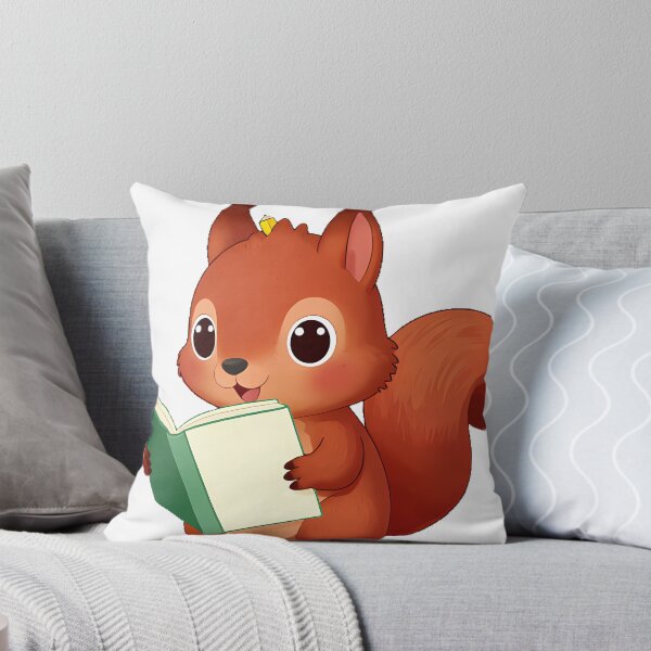 Item preview, Squirrel with Open Notebook designed and sold by pumsquare.