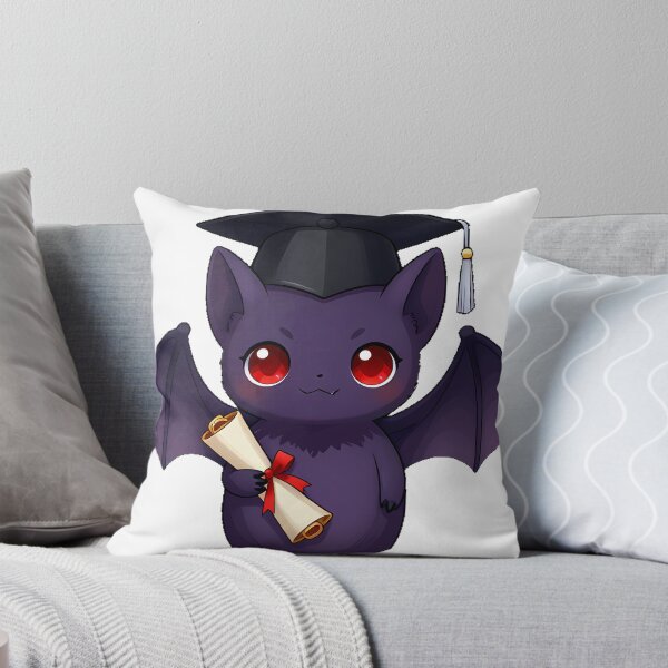 Item preview, Bat with Tiny Graduation Cap designed and sold by IllumeInk.