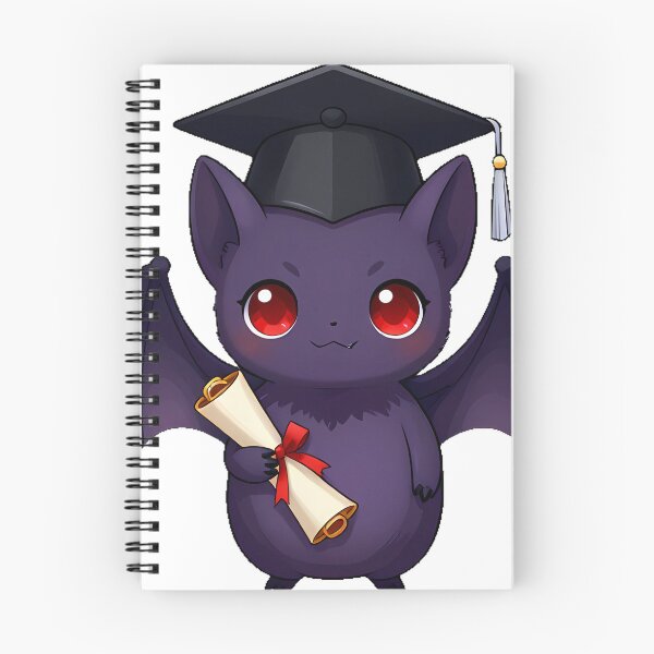 Item preview, Bat with Tiny Graduation Cap designed and sold by IllumeInk.