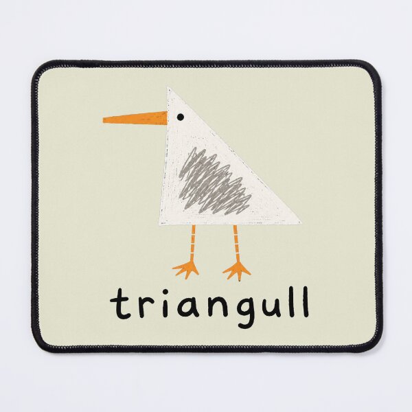 Item preview, Funny Triangull Triangle Seagull Bird Pun designed and sold by sentfromemily.