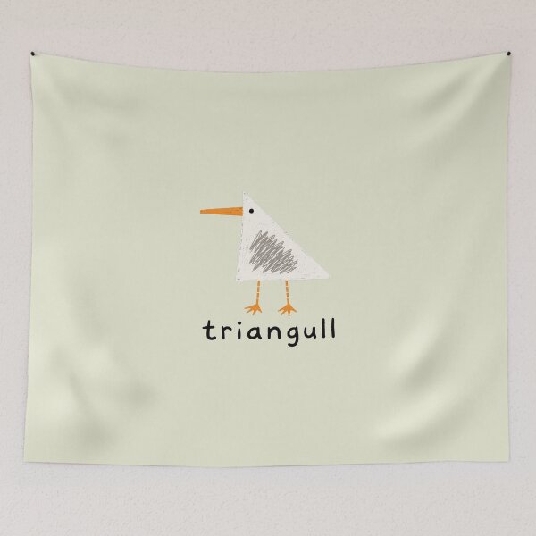 Item preview, Funny Triangull Triangle Seagull Bird Pun designed and sold by sentfromemily.