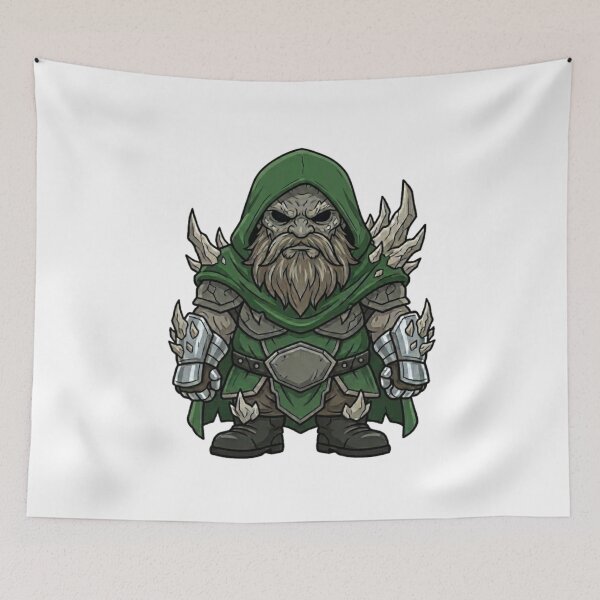 Item preview, Unstoppable Doctor Doomsday Garden Gnome designed and sold by Bad-Decisions-Designs.